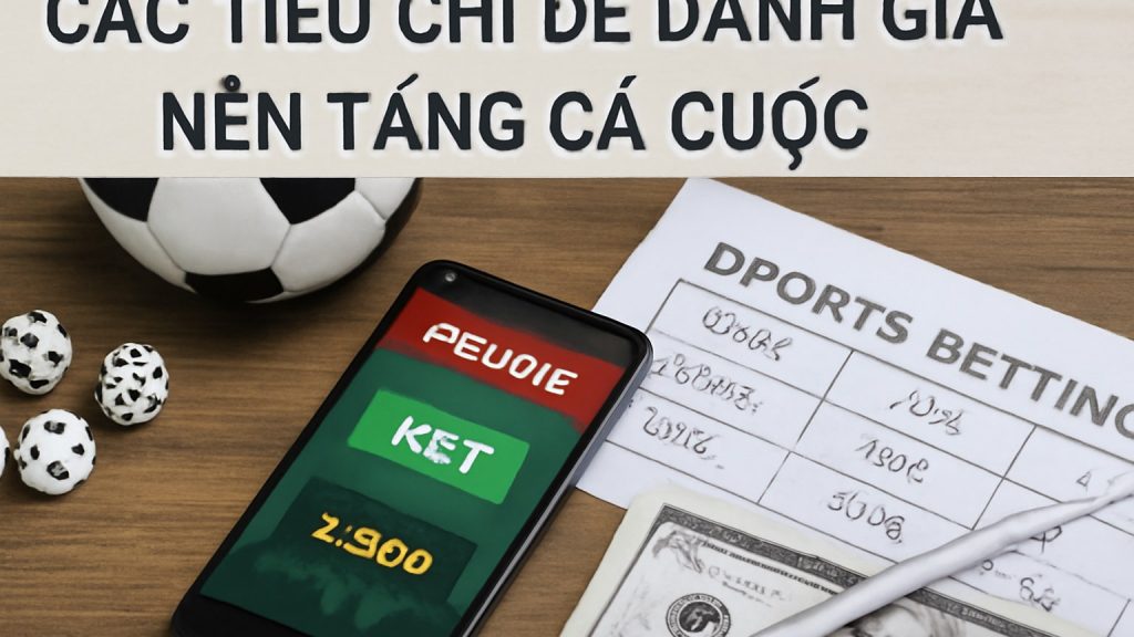 Minh họa: Các tiêu chí để đánh giá nền tảng cá cược