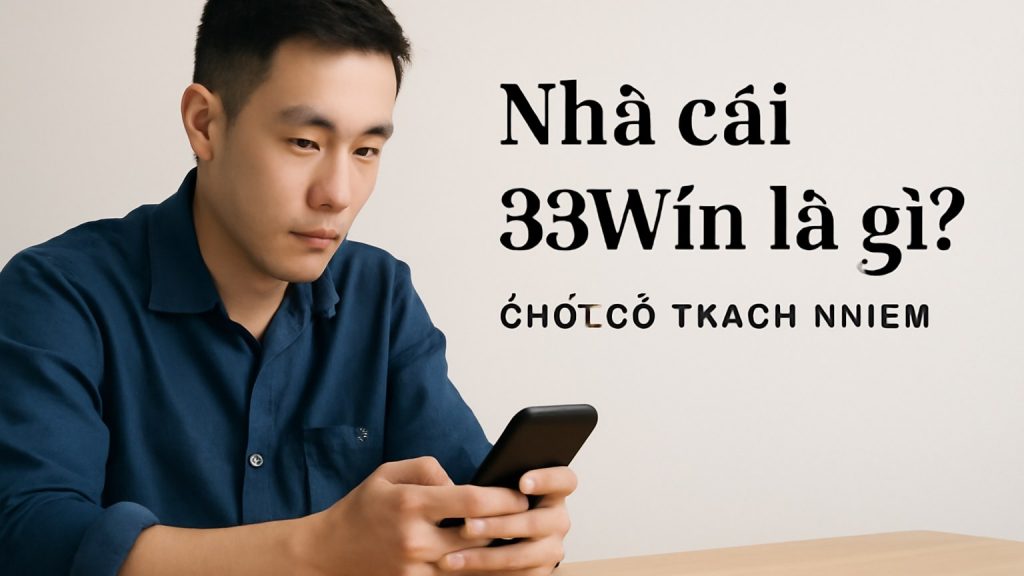 Minh họa: Nhà cái 33Win là gì?